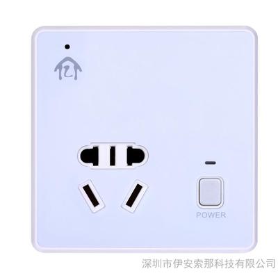 供應(yīng)億萬家億萬家 智能電控器 86新國標電控器10A(二代)YWJ-DKQ10-B 深圳億萬家無線智能家居廠家圖片_高清圖_細節(jié)圖-深圳市伊安索那科技 -